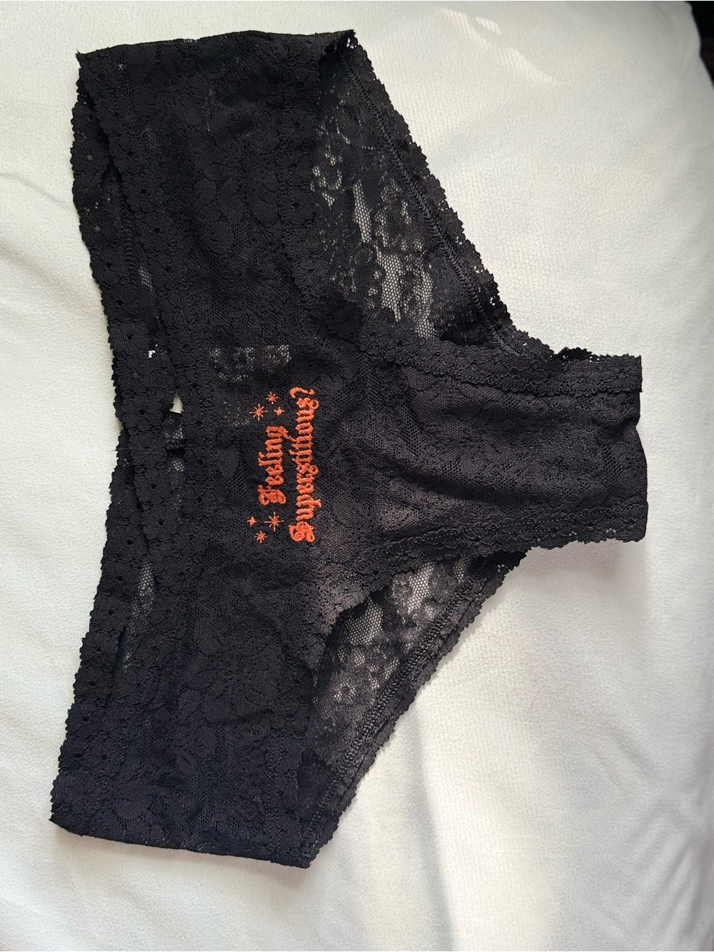 PINK Victoria’s Secret Halloween Lace Pantry — NWT